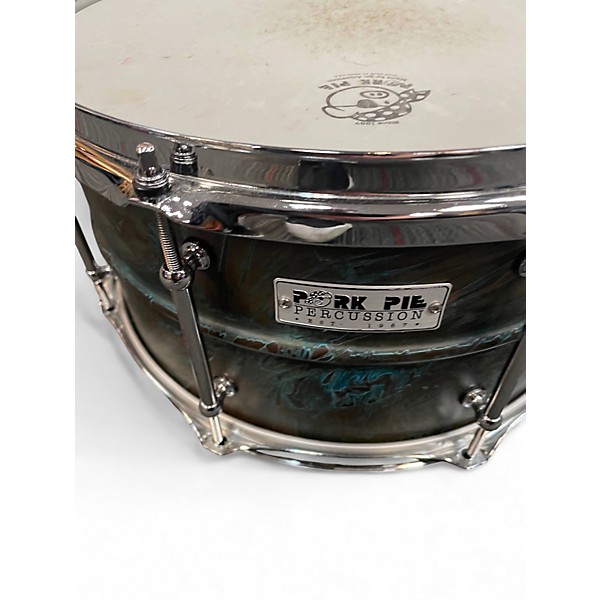 Used Pork Pie 13in BRASS PATINA SNARE BRASS Drum