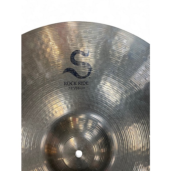 Used Zildjian 22in S Family Rock Ride Cymbal