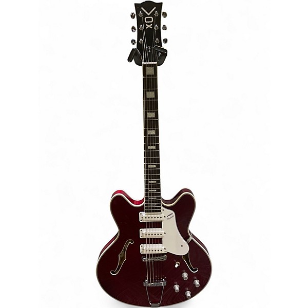 Used VOX BOBCAT Cherry Hollow Body Electric Guitar