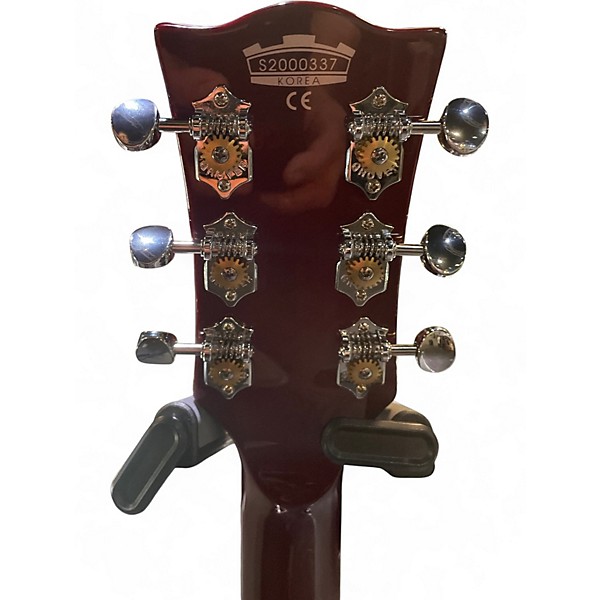 Used VOX BOBCAT Cherry Hollow Body Electric Guitar