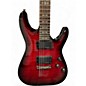 Used Schecter Guitar Research Demon 6 Trans Red Solid Body Electric Guitar