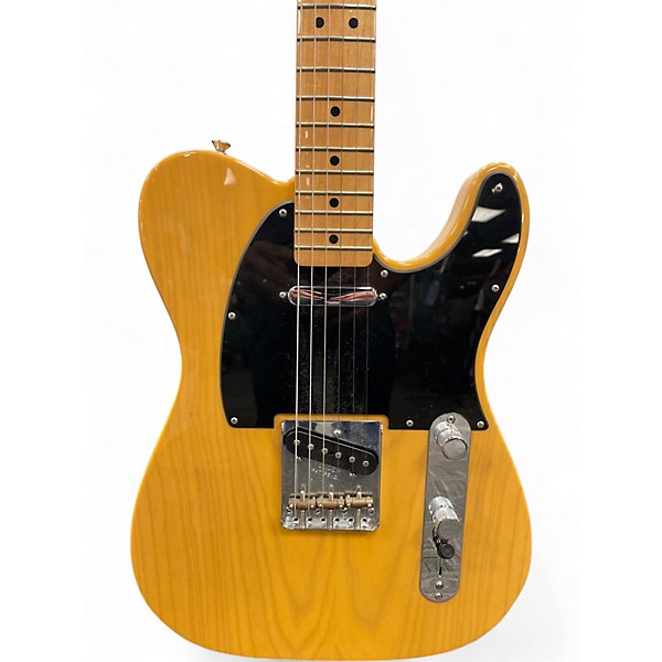 Used Fender Special Edition Deluxe Ash Telecaster Butterscotch Solid Body Electric Guitar