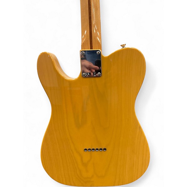 Used Fender Special Edition Deluxe Ash Telecaster Butterscotch Solid Body Electric Guitar