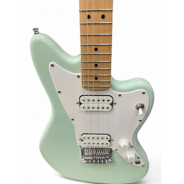 Used Squier Mustang Mini Surf Green Solid Body Electric Guitar
