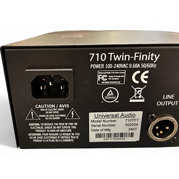 Used Universal Audio 710TF Microphone Preamp