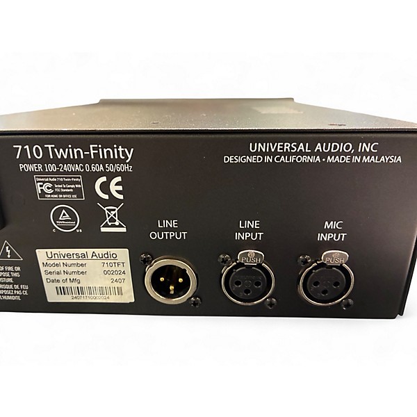 Used Universal Audio 710TF Microphone Preamp