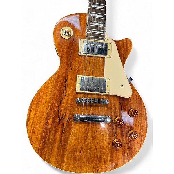Used Agile AL-2000 Natural Splatted Solid Body Electric Guitar