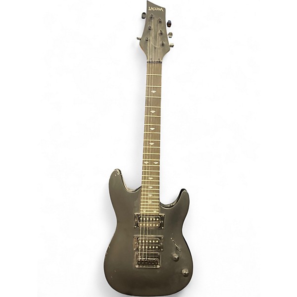 Used Laguna LE50 Short Scale Black Electric Guitar