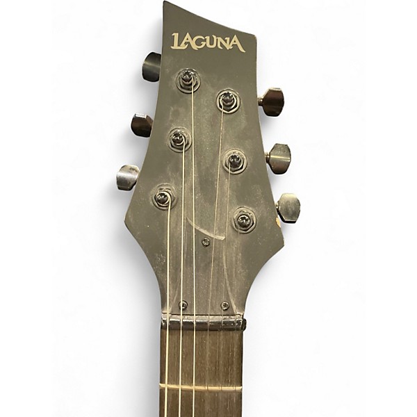 Used Laguna LE50 Short Scale Black Electric Guitar
