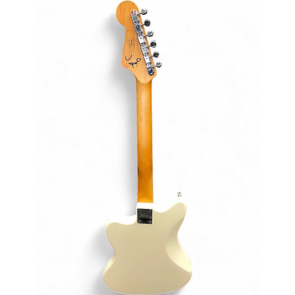 Used Squier J Mascis Jazzmaster Vintage White Solid Body Electric Guitar