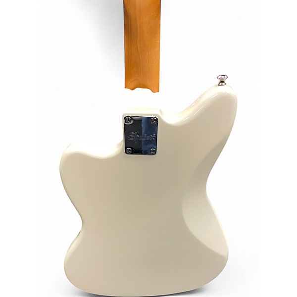 Used Squier J Mascis Jazzmaster Vintage White Solid Body Electric Guitar