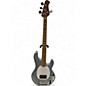 Used 2022 Sterling by Music Man Ray34 Firemist Silver Electric Bass Guitar thumbnail