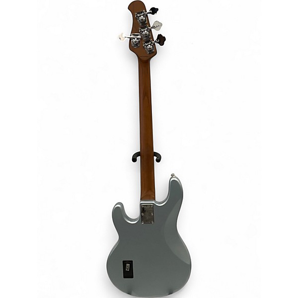 Used 2022 Sterling by Music Man Ray34 Firemist Silver Electric Bass Guitar
