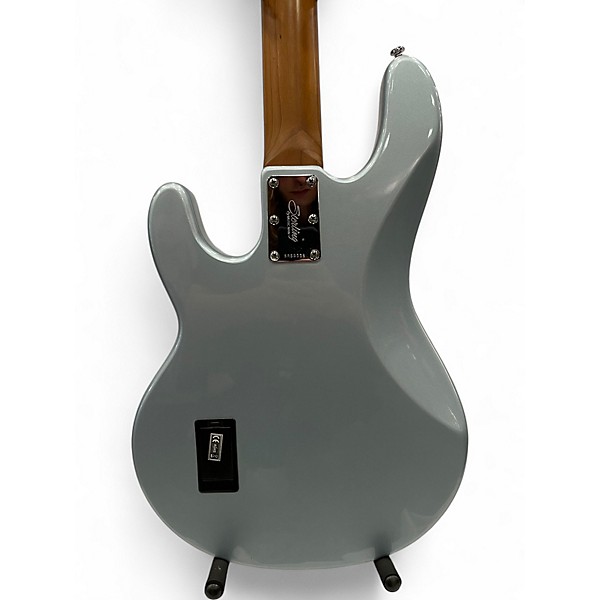Used 2022 Sterling by Music Man Ray34 Firemist Silver Electric Bass Guitar