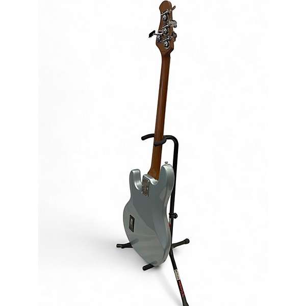 Used 2022 Sterling by Music Man Ray34 Firemist Silver Electric Bass Guitar