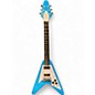 Used Epiphone Flying V 70's  Maui Blue Solid Body Electric Guitar thumbnail