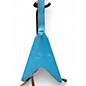 Used Epiphone Flying V 70's  Maui Blue Solid Body Electric Guitar