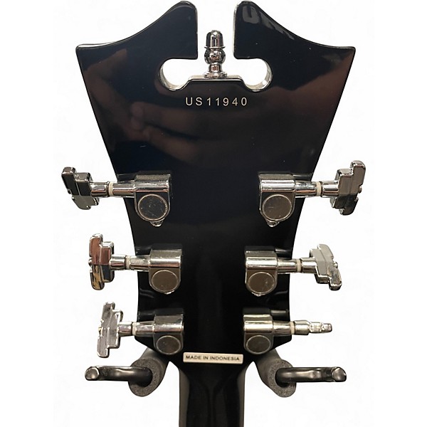 Used D'Angelico Premier EXL-1 Black Hollow Body Electric Guitar