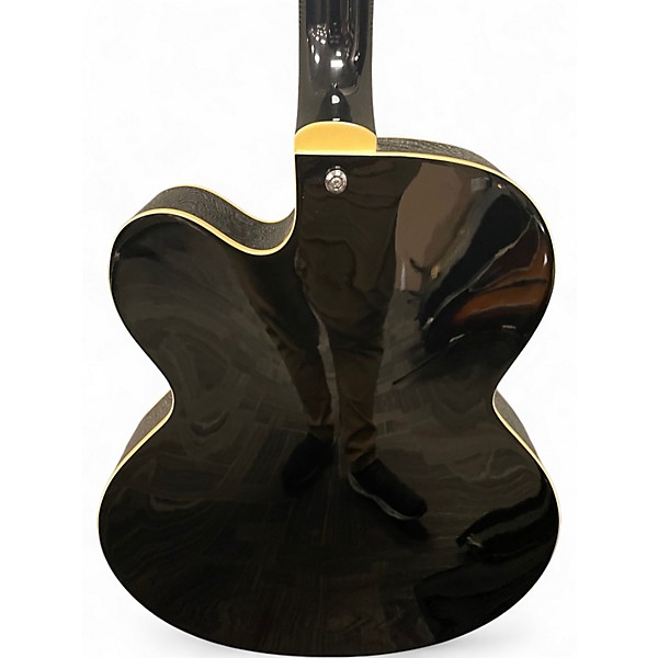 Used D'Angelico Premier EXL-1 Black Hollow Body Electric Guitar