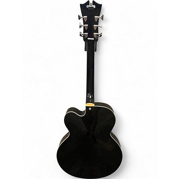 Used D'Angelico Premier EXL-1 Black Hollow Body Electric Guitar