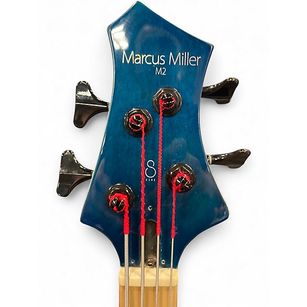 Used Sire Marcus Miller M2 Transparent Blue Electric Bass Guitar