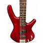 Used Ibanez GSR190 Trans Red Electric Bass Guitar