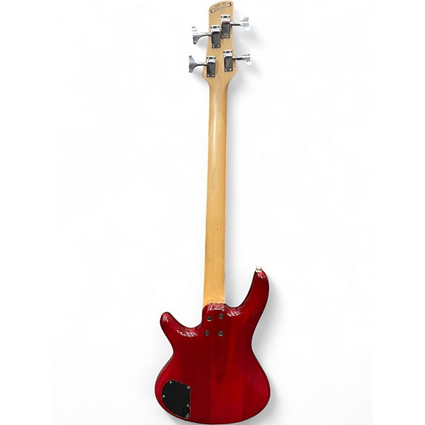 Used Ibanez GSR190 Trans Red Electric Bass Guitar