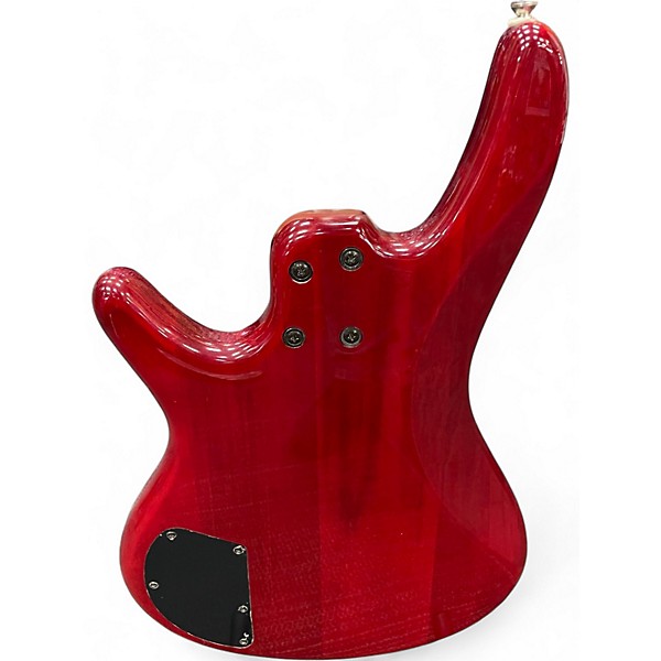 Used Ibanez GSR190 Trans Red Electric Bass Guitar