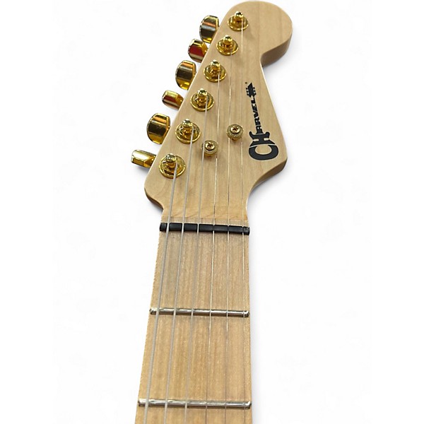 Used Charvel SANDIMAS WHITE Solid Body Electric Guitar