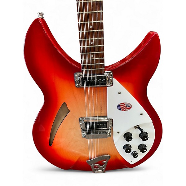 Used Rickenbacker 330/12 2 Color Sunburst Hollow Body Electric Guitar