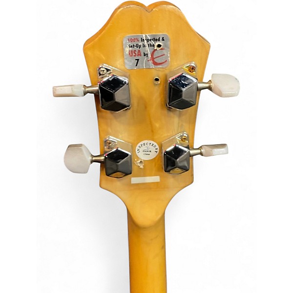 Used Epiphone 5 String Banjo White Banjo