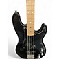 Used Squier Precision Bass Black Electric Bass Guitar