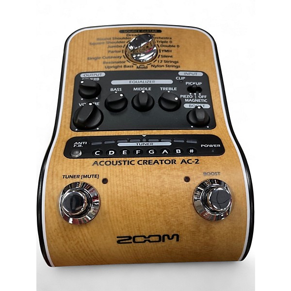 Used Zoom AC2 ACOUSTIC CREATOR Effect Pedal