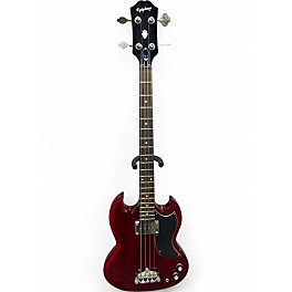 Used Epiphone SG BASS Red Electric Bass Guitar