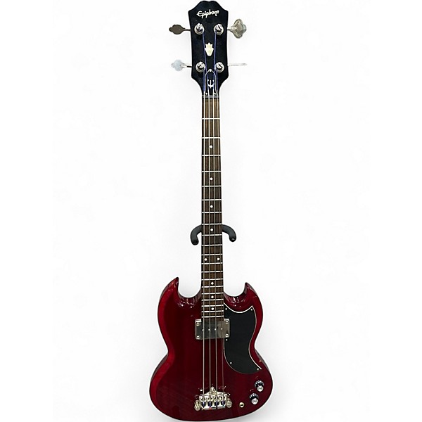 Used Epiphone SG BASS Red Electric Bass Guitar