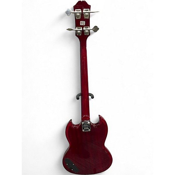 Used Epiphone SG BASS Red Electric Bass Guitar