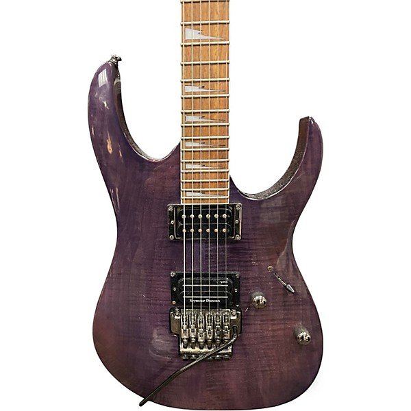 Used Ibanez RG320 DXQM Purple Solid Body Electric Guitar