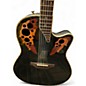 Used 2010s Ovation C2078AX Custom Elite Black Acoustic Electric Guitar