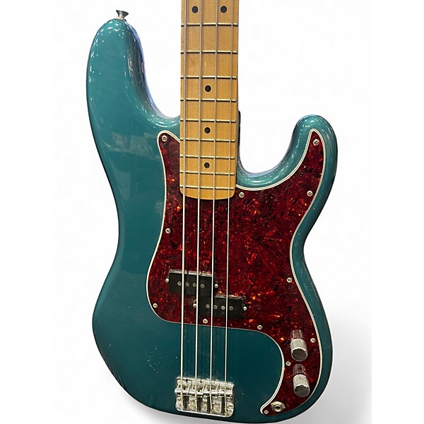 Used Fender Player Precision Bass Ocean Turquoise Electric Bass Guitar
