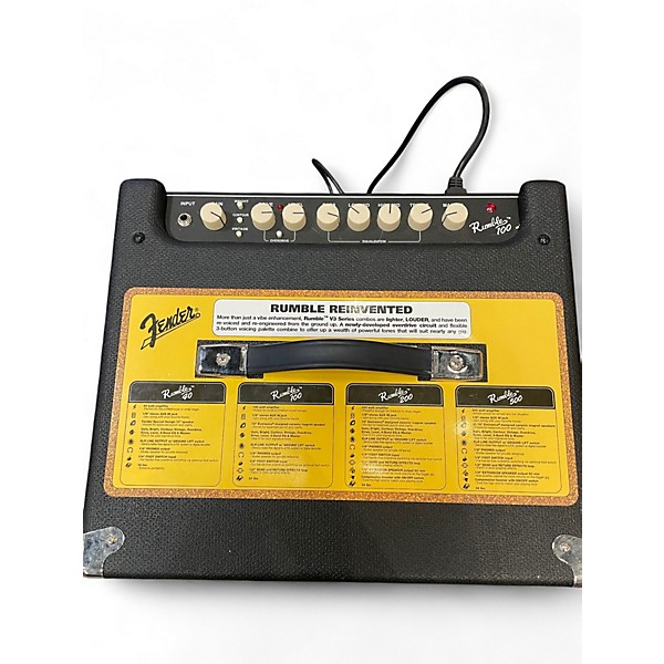 Used Fender RUMBLE 100 1x12 Bass Combo Amp