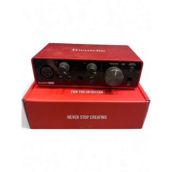 Used Focusrite Scarlett Solo Gen 3 Audio Interface