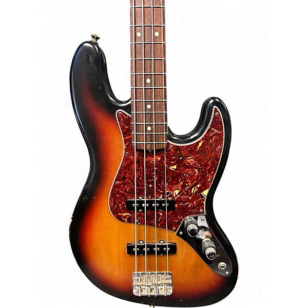 Used Fender AMERICAN VINTAGE REISSUE JAZZ BASS SUBURST Electric Bass Guitar