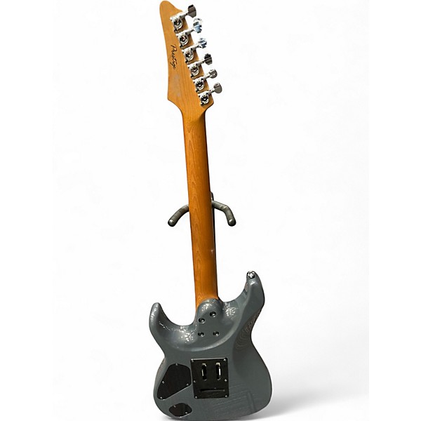 Used Ibanez AZ2404 PRESTIGE METALLIC GREY Solid Body Electric Guitar