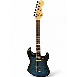 Used 2016 Charvel Pro Mod San Dimas HH HT Trans Blue Burst Solid Body Electric Guitar