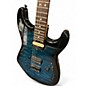 Used 2016 Charvel Pro Mod San Dimas HH HT Trans Blue Burst Solid Body Electric Guitar