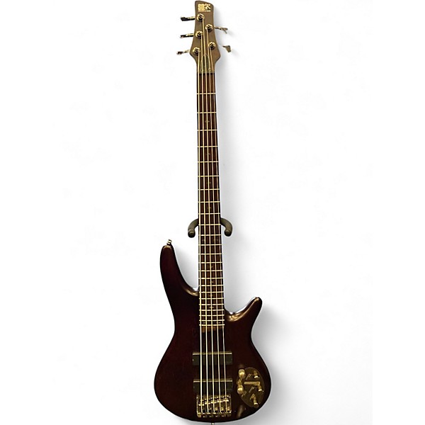Used Ibanez SR505 5 String NATURAL Electric Bass Guitar