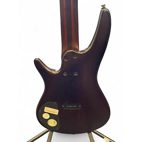 Used Ibanez SR505 5 String NATURAL Electric Bass Guitar