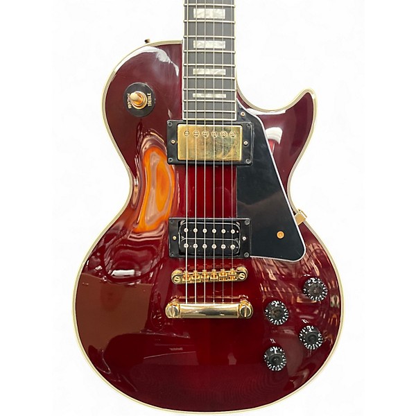 Used Epiphone Jerry Cantrell "Wino" Les Paul Custom Wine Red Solid Body Electric Guitar