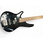 Used Ibanez SR300 Left Handed Black Electric Bass Guitar