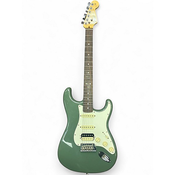 Used Fender American Professional Stratocaster HSS Shawbucker antique olive Solid Body Electric Guitar